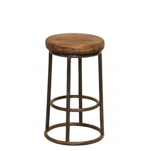 Барный стул Industrial Rust London Counter Stool Коричневый Барный стул Industrial Rust London Counter Stool Коричневый в Челябинске | Loft Concept