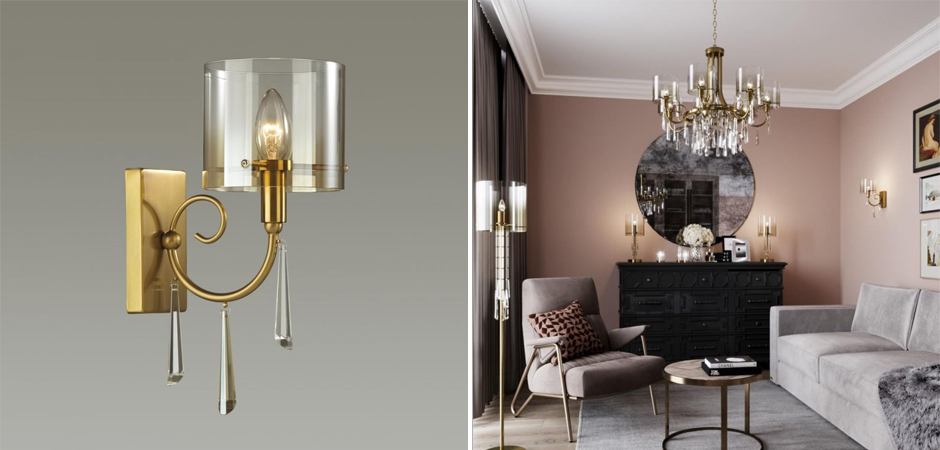Бра Glass World Bronze Бра Glass World Bronze - Loft-Concept в Челябинске