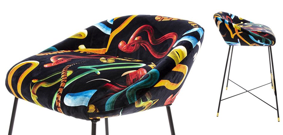 Барный стул Seletti High Stool Snakes Барный стул Seletti High Stool Snakes - Loft-Concept в Челябинске