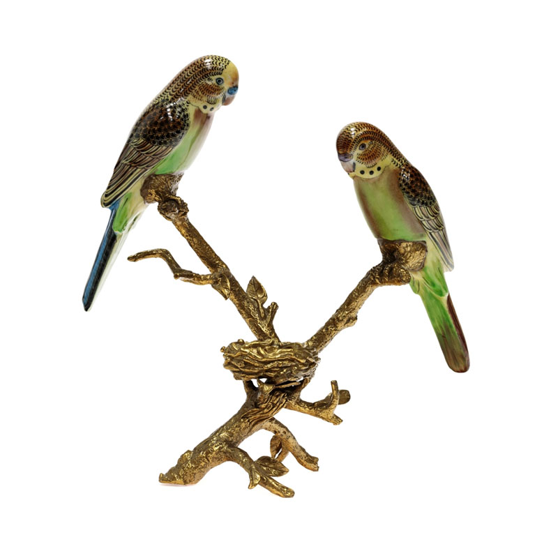 Статуэтка Duo of Parrots Мульти Статуэтка Duo of Parrots Мульти в Челябинске | Loft Concept