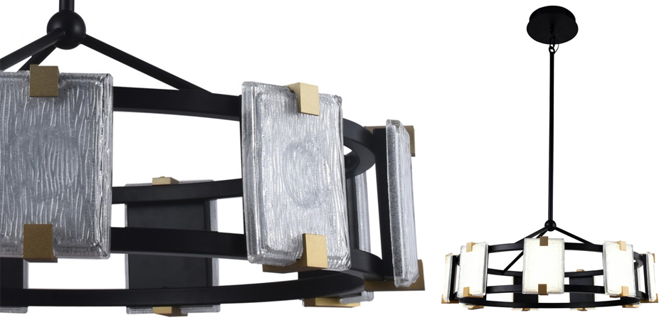 Люстра Rectangular Glass Plafon D68 Люстра Rectangular Glass Plafon D68 - Loft-Concept в Челябинске