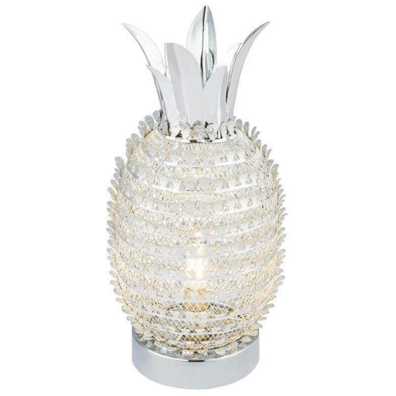 Настольная лампа Серебряный Ананас Pineapple Silver Серебряный Настольная лампа Серебряный Ананас Pineapple Silver Серебряный в Челябинске | Loft Concept