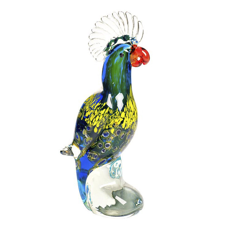 Статуэтка Glass Colored Parrot Мульти Статуэтка Glass Colored Parrot Мульти в Челябинске | Loft Concept