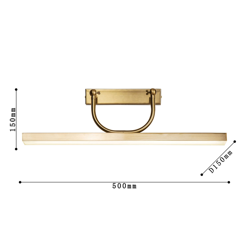 Минималистичный потолочный светильник Trumpet tube Gold в Челябинске