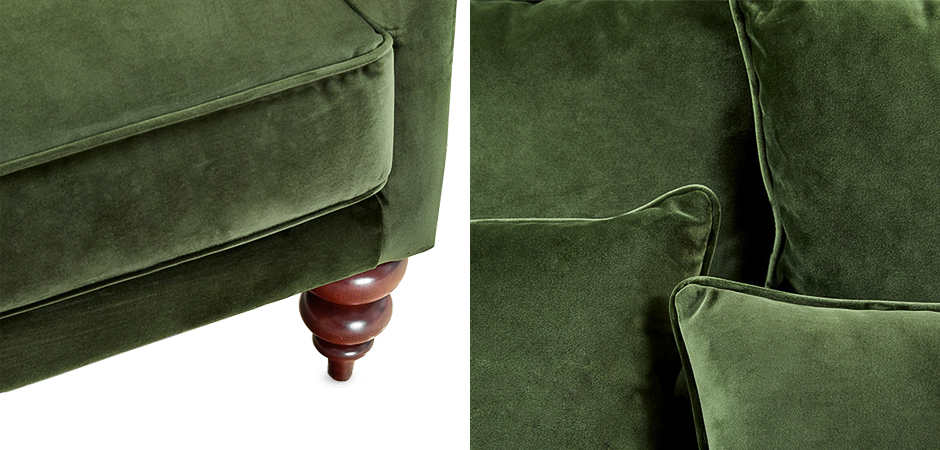 Диван Graceful Details Sofa Green Диван Graceful Details Sofa Green - Loft-Concept в Челябинске