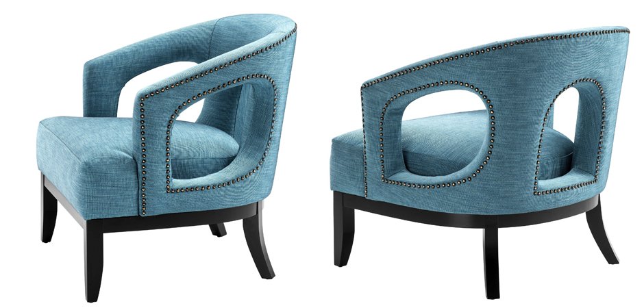Кресло Eichholtz Chair Adam Turquoise Кресло Eichholtz Chair Adam Turquoise - Loft-Concept в Челябинске