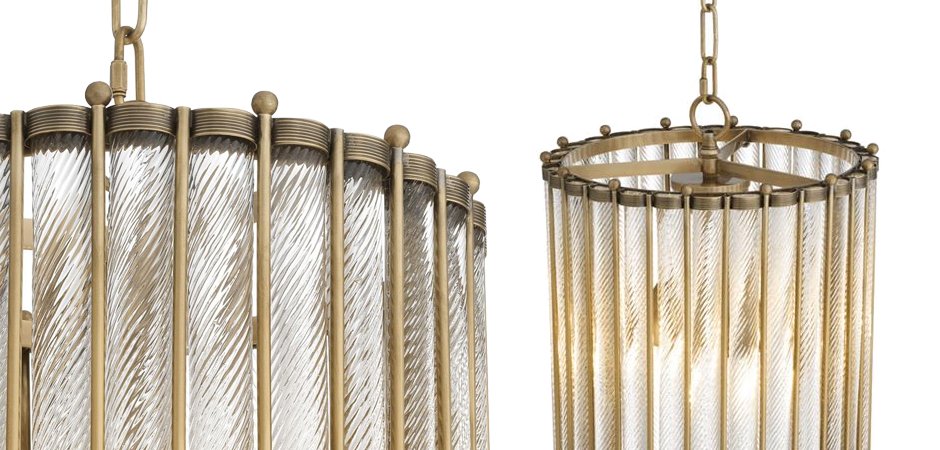 Люстра Lantern Tiziano Antique Brass Люстра Lantern Tiziano Antique Brass - Loft-Concept в Челябинске