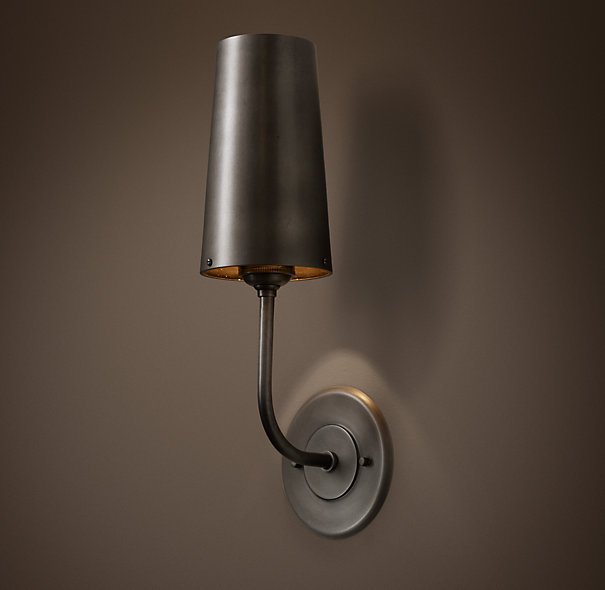 Бра RH Modern Taper Sconce with Metal Shade Бра RH Modern Taper Sconce with Metal Shade в Челябинске | Loft Concept