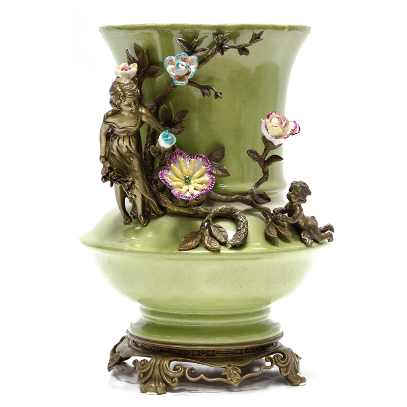 Ваза Bronze Mother Child Vase Бронза Зеленый смок Мульти Ваза Bronze Mother Child Vase Бронза Зеленый смок Мульти в Челябинске | Loft Concept
