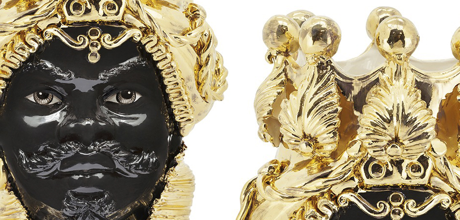 Ваза VASE MORO MAN BIG DREAMS gold Ваза VASE MORO MAN BIG DREAMS gold - Loft-Concept в Челябинске