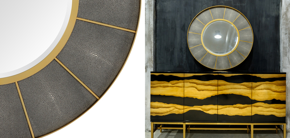 Зеркало Sectors Circle Mirror Зеркало Sectors Circle Mirror - Loft-Concept в Челябинске
