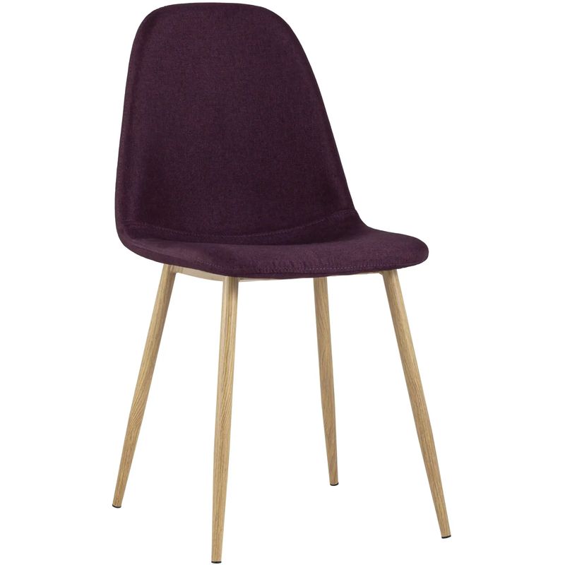 Стул Archie Chair Ткань Рогожка Фиолетовый цвет Фиолетовый Древесина Стул Archie Chair Ткань Рогожка Фиолетовый цвет Фиолетовый Древесина в Челябинске | Loft Concept