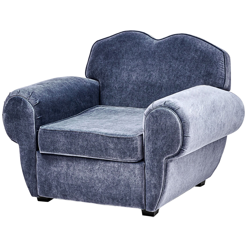 Кресло Braganza Chair Dusty Blueberry Сапфирово-синий Кресло Braganza Chair Dusty Blueberry Сапфирово-синий в Челябинске | Loft Concept