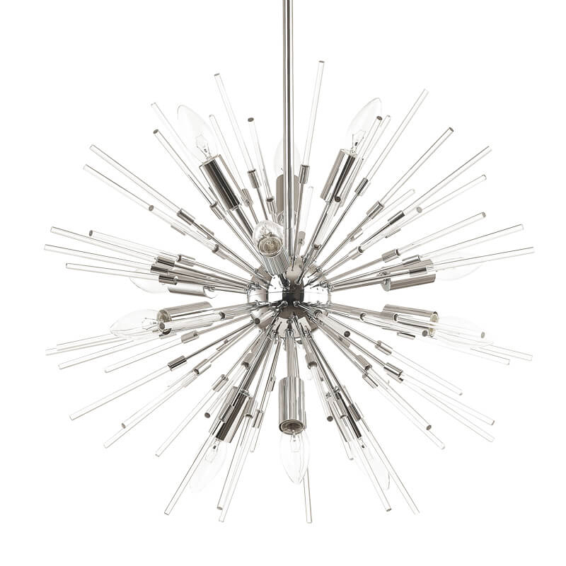 Люстра Welund Sputnik Chandelier chromium Хром Прозрачный Люстра Welund Sputnik Chandelier chromium Хром Прозрачный в Челябинске | Loft Concept