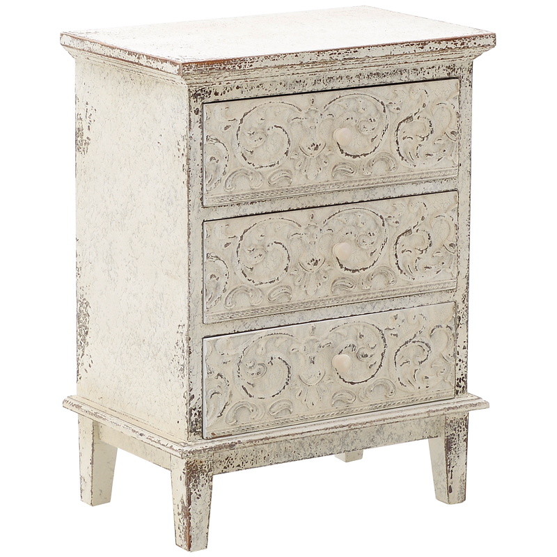 Тумба Senchia Provence Nightstand Молочный Тумба Senchia Provence Nightstand Молочный в Челябинске | Loft Concept