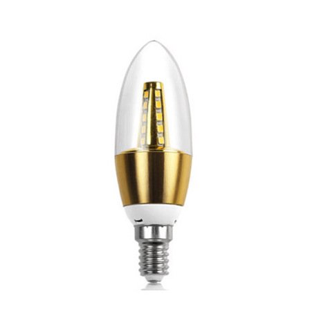 Прозрачная лампочка LED E14 с позолотой Глянцевое золото Прозрачная лампочка LED E14 с позолотой Глянцевое золото в Челябинске | Loft Concept