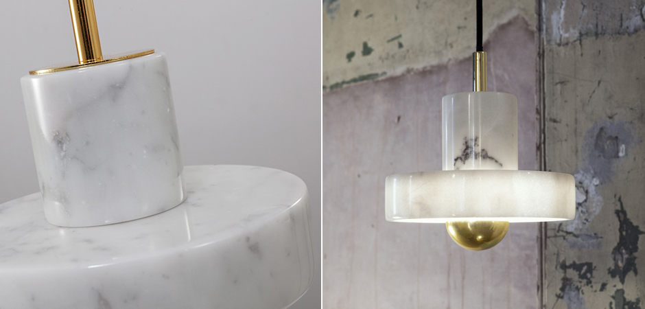 Подвесной светильник Tom Dixon Stone Pendant White Подвесной светильник Tom Dixon Stone Pendant White - Loft-Concept в Челябинске