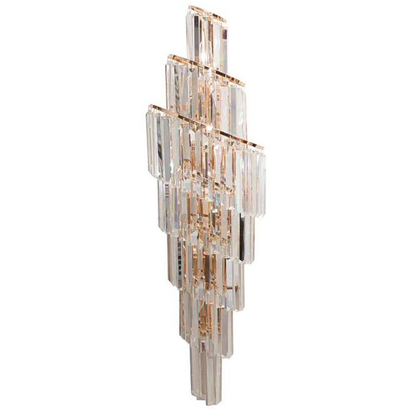 Бра Odeon Cascade Wall Lamp Right Прозрачный Золотой Бра Odeon Cascade Wall Lamp Right Прозрачный Золотой в Челябинске | Loft Concept