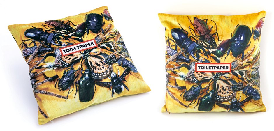Подушка Seletti Cushion Insects Toiletpaper Подушка Seletti Cushion Insects Toiletpaper - Loft-Concept в Челябинске