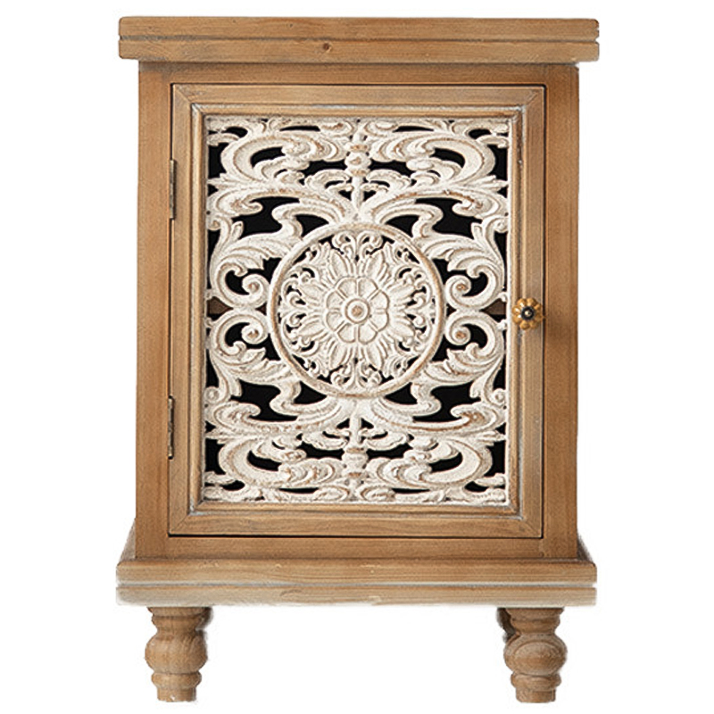 Тумба Frederic Provence Nightstand Древесина Бежевый Тумба Frederic Provence Nightstand Древесина Бежевый в Челябинске | Loft Concept