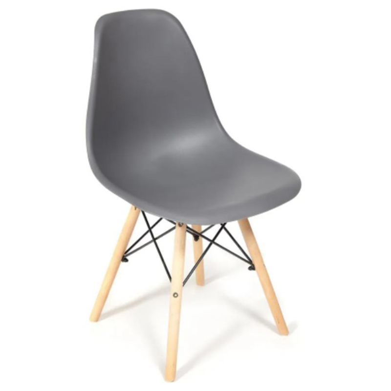 Стул DSW grey Серый Древесина Стул DSW grey Серый Древесина в Челябинске | Loft Concept