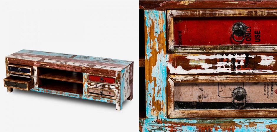 TV-тумба Antique Wood TV TV-тумба Antique Wood TV - Loft-Concept в Челябинске