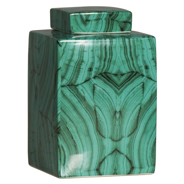 Декоративный сосуд MALACHITE Малахит Декоративный сосуд MALACHITE Малахит в Челябинске | Loft Concept