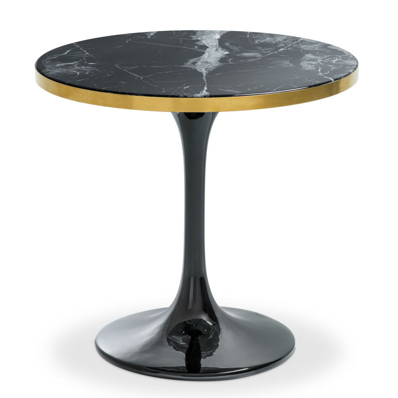 Приставной стол Eichholtz SIDE TABLE PARME Черный Мрамор Nero Приставной стол Eichholtz SIDE TABLE PARME Черный Мрамор Nero в Челябинске | Loft Concept