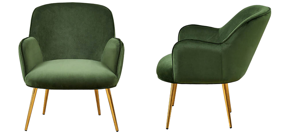 Кресло Waldeck Chair Green Кресло Waldeck Chair Green - Loft-Concept в Челябинске