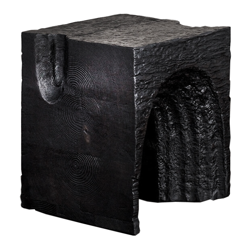 Приставной стол Kelly Wearstler Черный Echo Stool Черный Приставной стол Kelly Wearstler Черный Echo Stool Черный в Челябинске | Loft Concept