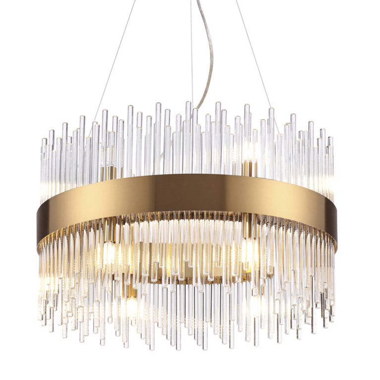 Люстра Nembus Chandelier Gold Circle Бронза Люстра Nembus Chandelier Gold Circle Бронза в Челябинске | Loft Concept