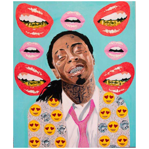 Картина Lil Wayne with Diamonds and Emoji Jacket on Grills Background Мульти Картина Lil Wayne with Diamonds and Emoji Jacket on Grills Background Мульти в Челябинске | Loft Concept