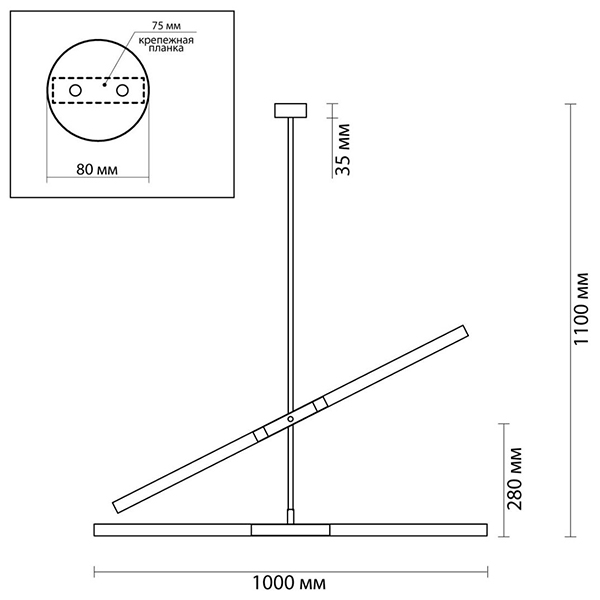 Светильник Gold Delta Light 4 lamp Светильник Gold Delta Light 4 lamp в Челябинске