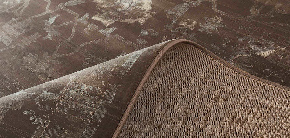 Ковёр из вискозы Indian pattern Choco Ковёр из вискозы Indian pattern Choco - Loft-Concept в Челябинске