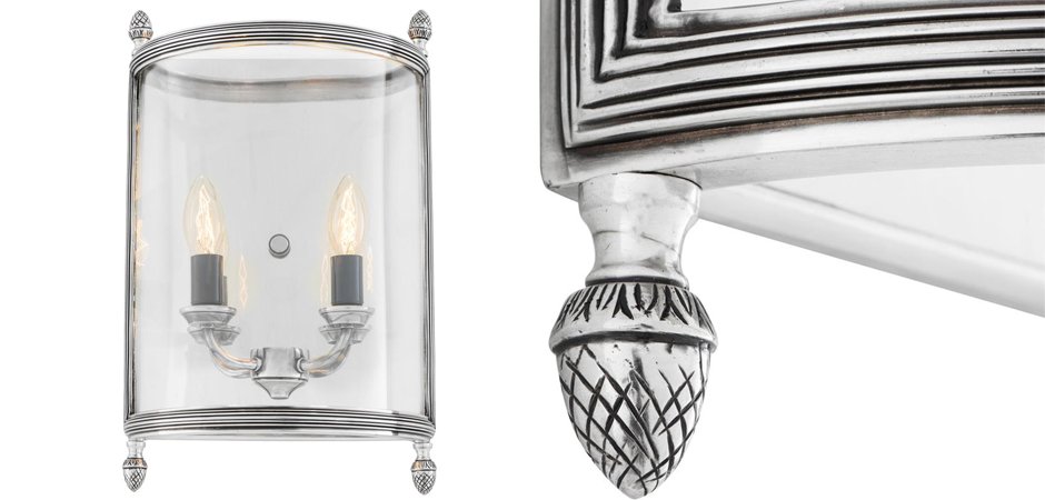 Бра Wall Lamp Lennon M Silver - Loft-Concept в Челябинске