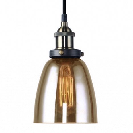 Подвесной светильник Smoke Glass Cloche Pendant Подвесной светильник Smoke Glass Cloche Pendant в Челябинске | Loft Concept