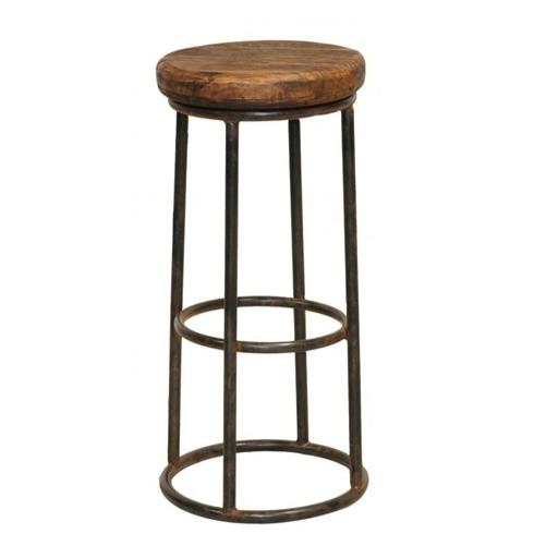 Барный стул Industrial Rust London Bar Stool Коричневый Барный стул Industrial Rust London Bar Stool Коричневый в Челябинске | Loft Concept