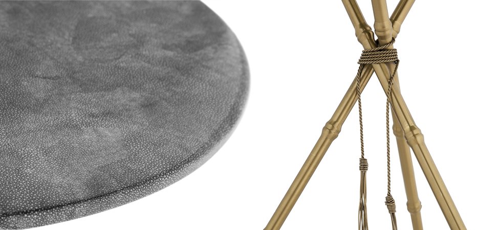 Приставной стол Stingray Skin Triangles Приставной стол Stingray Skin Triangles - Loft-Concept в Челябинске