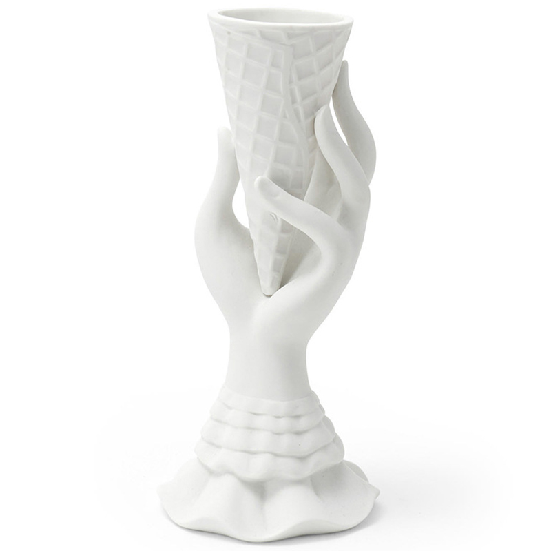 Статуэтка Jonathan Adler I-Scream Vase Белый Статуэтка Jonathan Adler I-Scream Vase Белый в Челябинске | Loft Concept