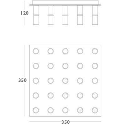 Потолочный светильник Meurice Flush Mount Ceiling Light в Челябинске