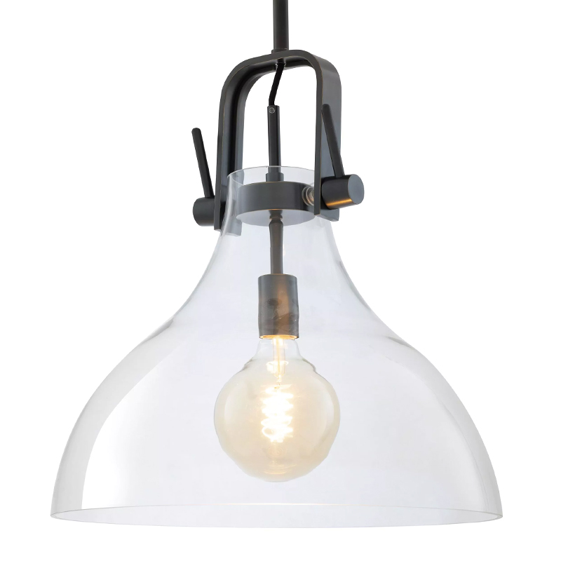 Подвесной светильник Eichholtz Lamp Connery Bronze Темная бронза Прозрачное Стекло Подвесной светильник Eichholtz Lamp Connery Bronze Темная бронза Прозрачное Стекло в Челябинске | Loft Concept