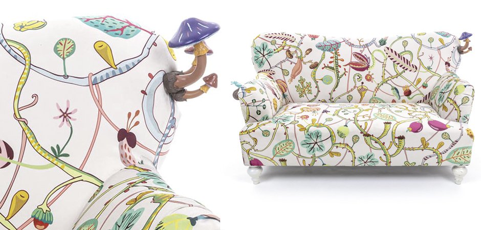 Диван Seletti Botanical Diva Sofa White Диван Seletti Botanical Diva Sofa White - Loft-Concept в Челябинске