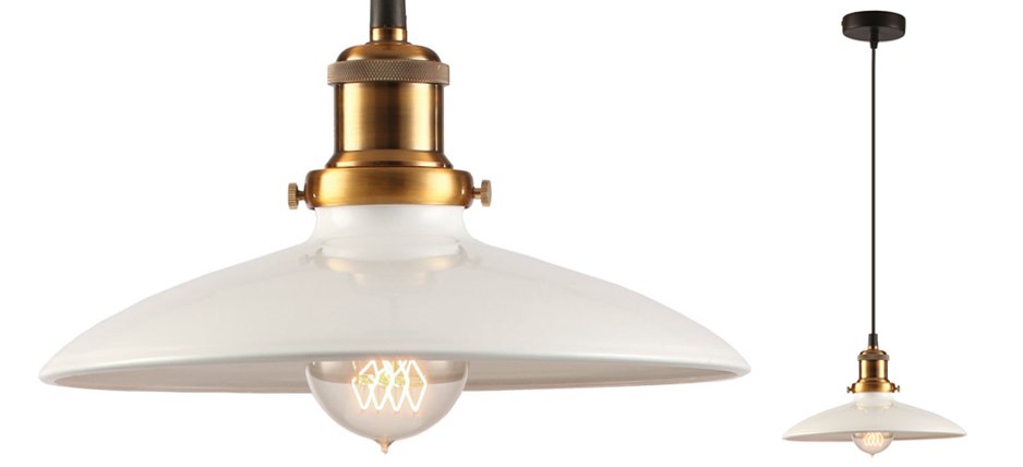 Подвесной светильник Loft Industrial White Bronze Подвесной светильник Loft Industrial White Bronze - Loft-Concept в Челябинске