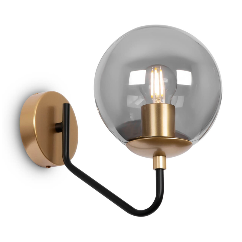 Бра Benigno Sconce Золотой Прозрачный (Transparent) Черный Бра Benigno Sconce Золотой Прозрачный (Transparent) Черный в Челябинске | Loft Concept