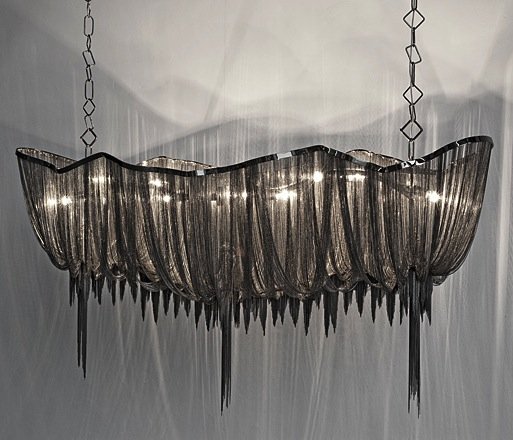 Люстра Atlantis Aluminium Chain Chandelier Люстра Atlantis Aluminium Chain Chandelier в Челябинске | Loft Concept