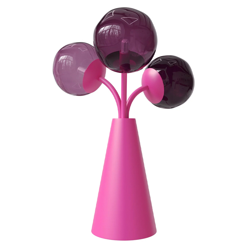 Настольная лампа Wild Grape pink Розовый Пурпурно-фиолетовый Настольная лампа Wild Grape pink Розовый Пурпурно-фиолетовый в Челябинске | Loft Concept
