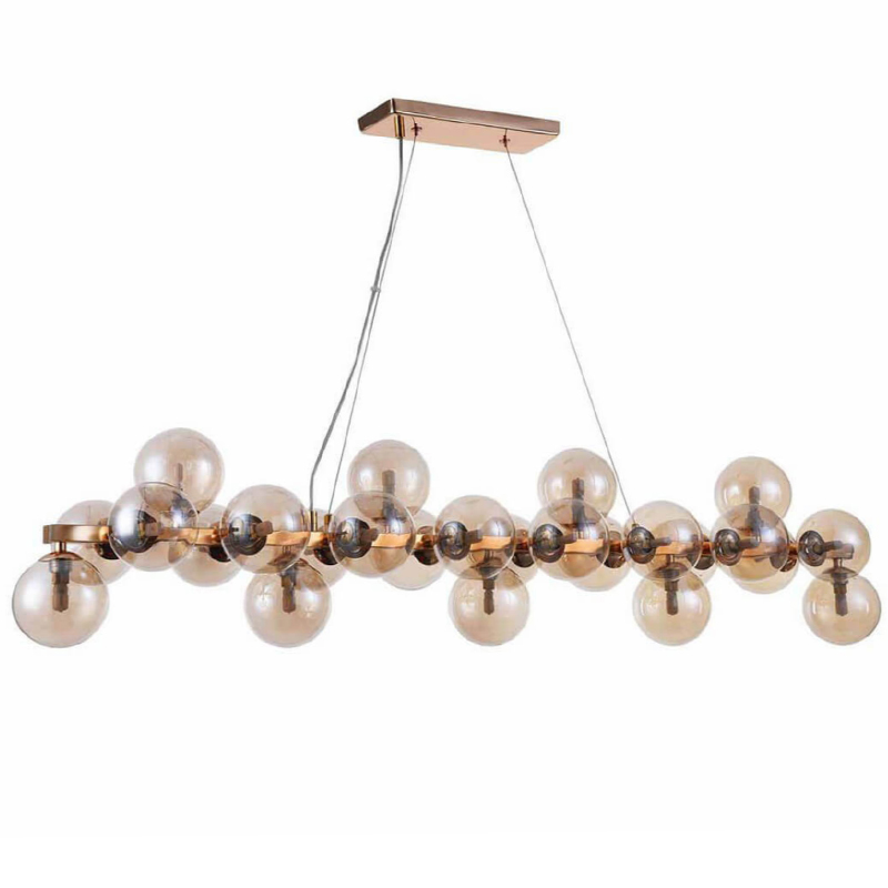 Люстра Berries Chandelier Rectangle Amber 120 Глянцевое золото Янтарь (Amber) Люстра Berries Chandelier Rectangle Amber 120 Глянцевое золото Янтарь (Amber) в Челябинске | Loft Concept