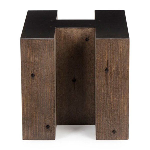 Столик Wooden Alphabet H Side Table Графит Коричневый Столик Wooden Alphabet H Side Table Графит Коричневый в Челябинске | Loft Concept