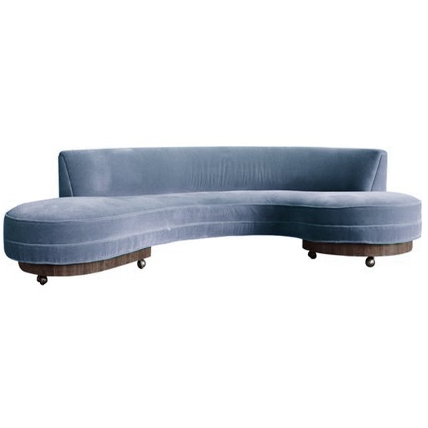 Early Vladimir Kagan Sofa Сизый Early Vladimir Kagan Sofa Сизый в Челябинске | Loft Concept