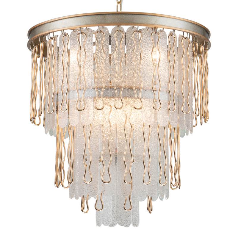 Люстра Abel Chandelier 60 Золотой Серебряный Прозрачный Люстра Abel Chandelier 60 Золотой Серебряный Прозрачный в Челябинске | Loft Concept